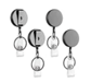 [B0B48WRHST] Will Well ID Badge Holder Reel with Clip Pack (pack of 10)