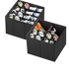 [B0CKPM9M5C] SpaceAid Shoe Organizer Closet 2 Pack Foldable Shoe Storage